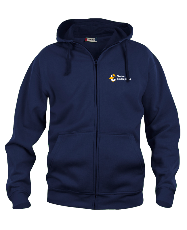 Boutique de base - MQK00109 Unisex Hoodie Full Zip - SE. S000 (AVG)