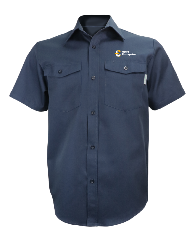 Boutique de base - 650 Men's short-sleeve work shirt - BR. 000 (AVG)